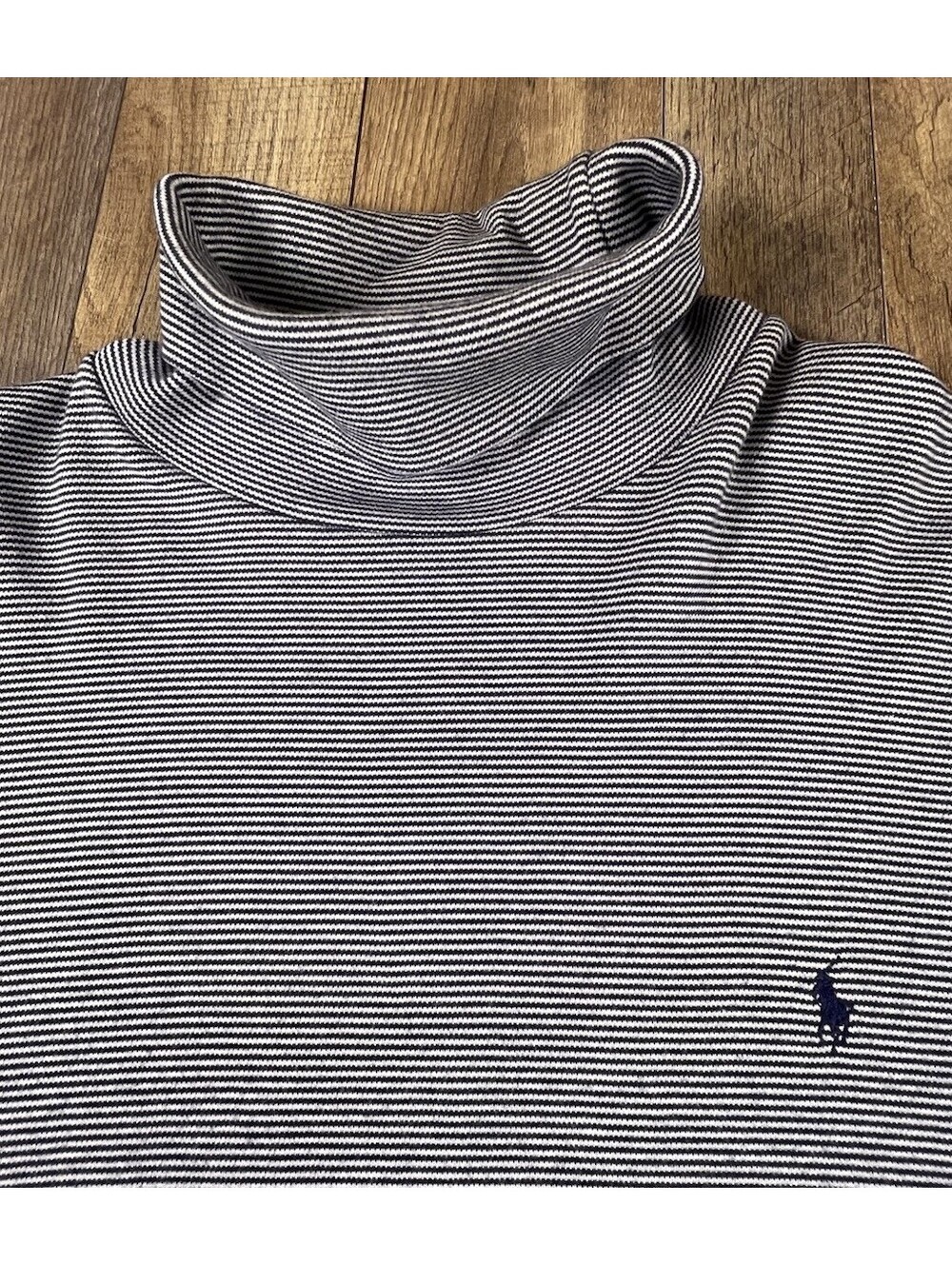 Vtg Vintage Polo Ralph Lauren Light Weight Turtleneck Shirt Mens XL Pony
